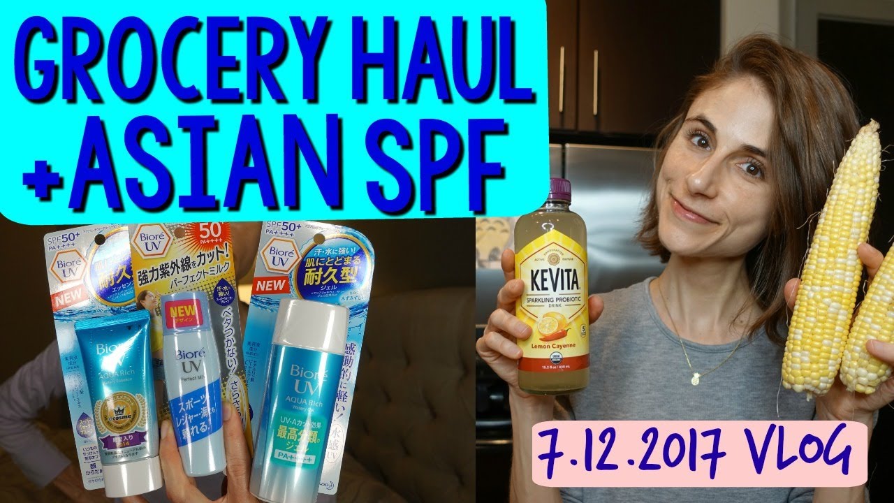 Vlog: Smoothie bowl, GROCERY HAUL, ASIAN SUNSCREEN PA 🌱🛍☀