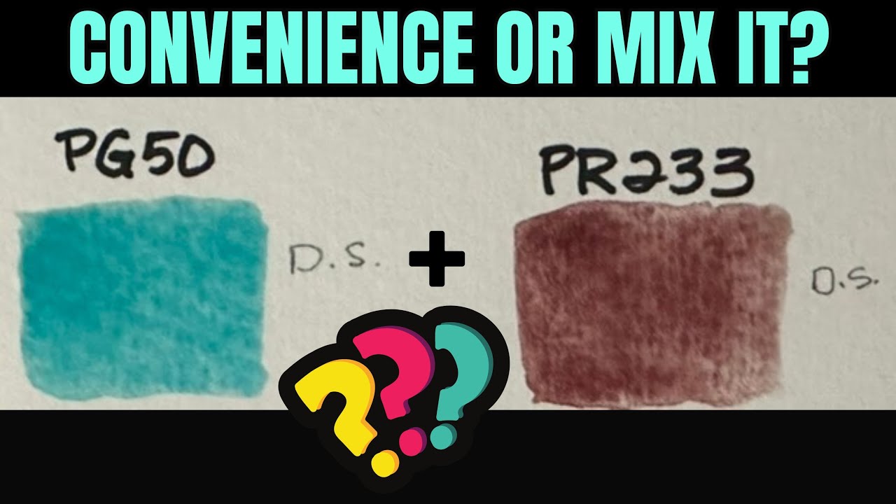 How To Mix The Super Granulating Glacier Green By Schmincke #mondaymix