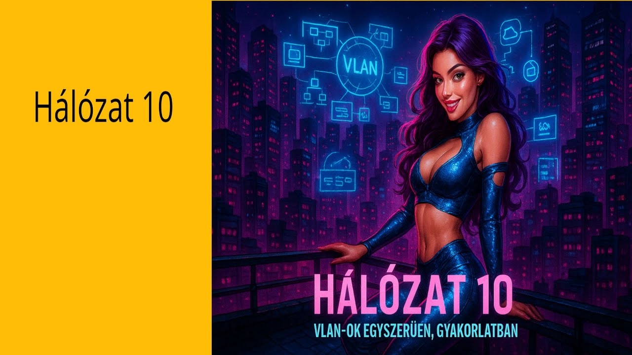 Hálózat 10 / VLAN -ok egyszerűen, gyakorlatban 2024-02-21
