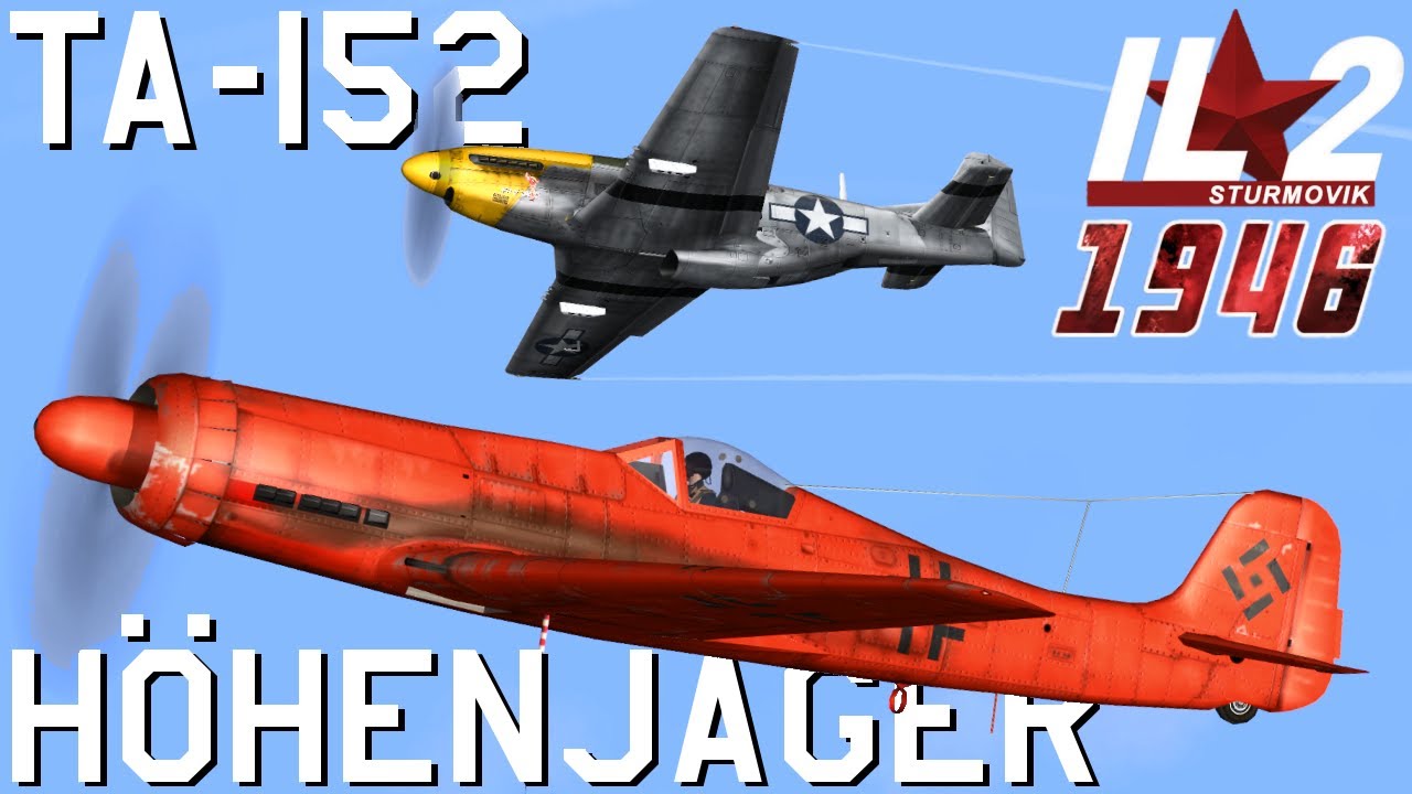 Full IL-2 1946 mission: Ta-152s - Last Ditch Efforts of the Luftwaffe