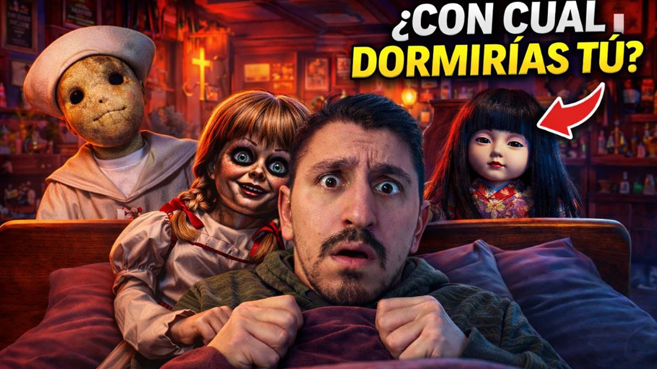 ¿Te atreverías a dormir con alguno de estos 3 MUÑECOS MALDITOS?