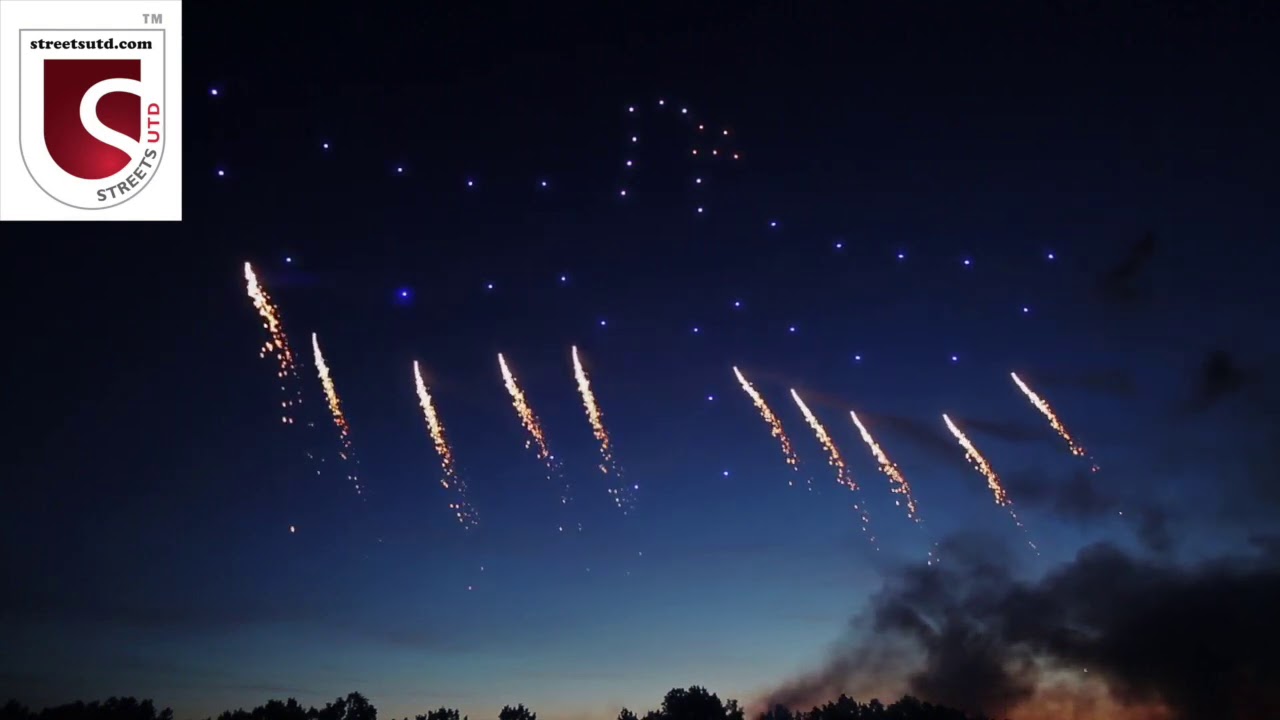Drone Fireworks Entertainment Show