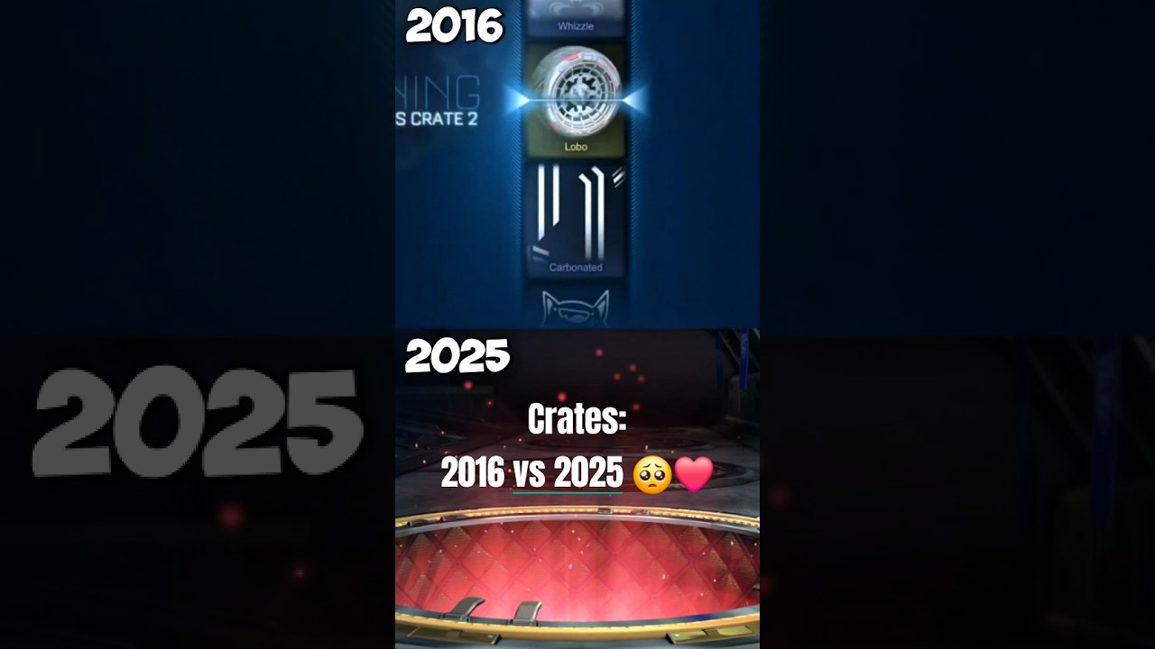 Crates in 2016 vs 2025 🥹