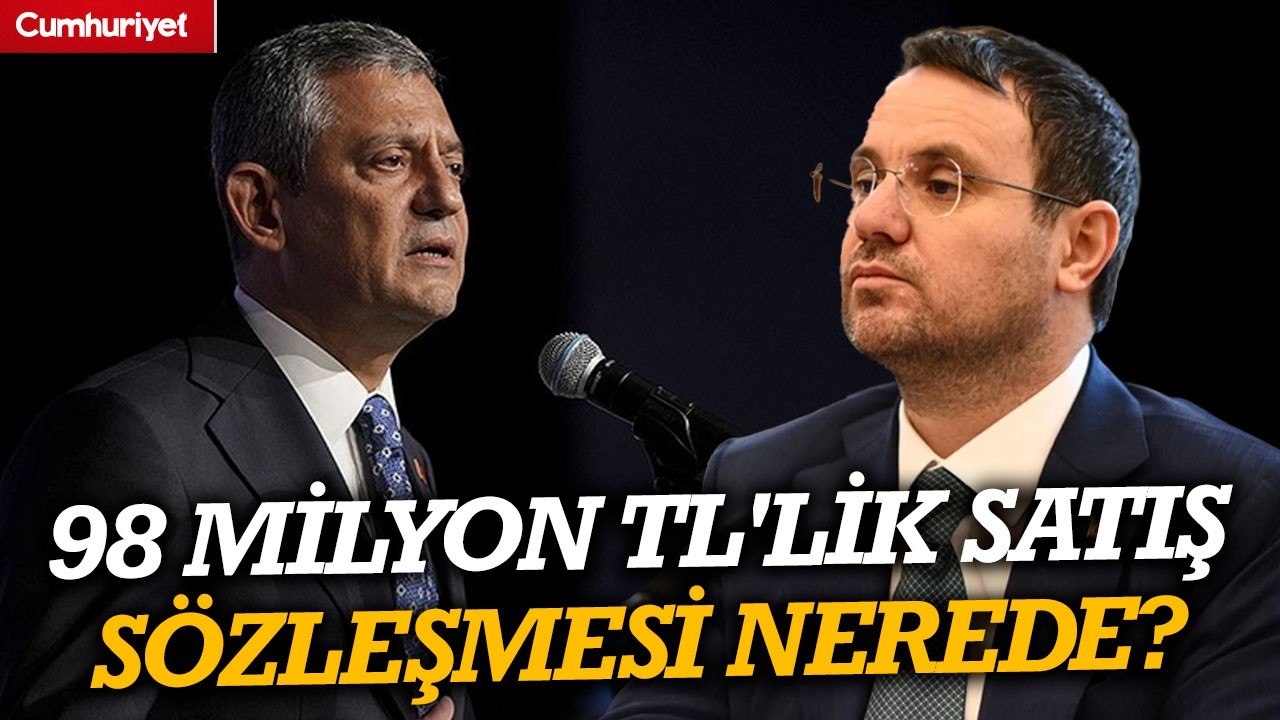 98 milyon TL'lik satış sözleşmesi nerede? Özgür Özel'den Akın Gürlek'e hodri meydan!