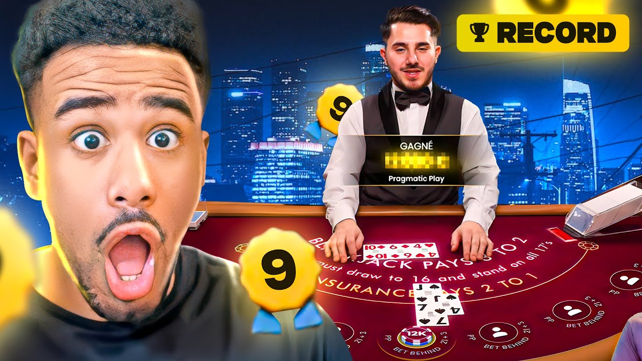 LE RECORD DE WIN DANS UNE SESSION BLACKJACK ?! 😍(INCROYABLE)