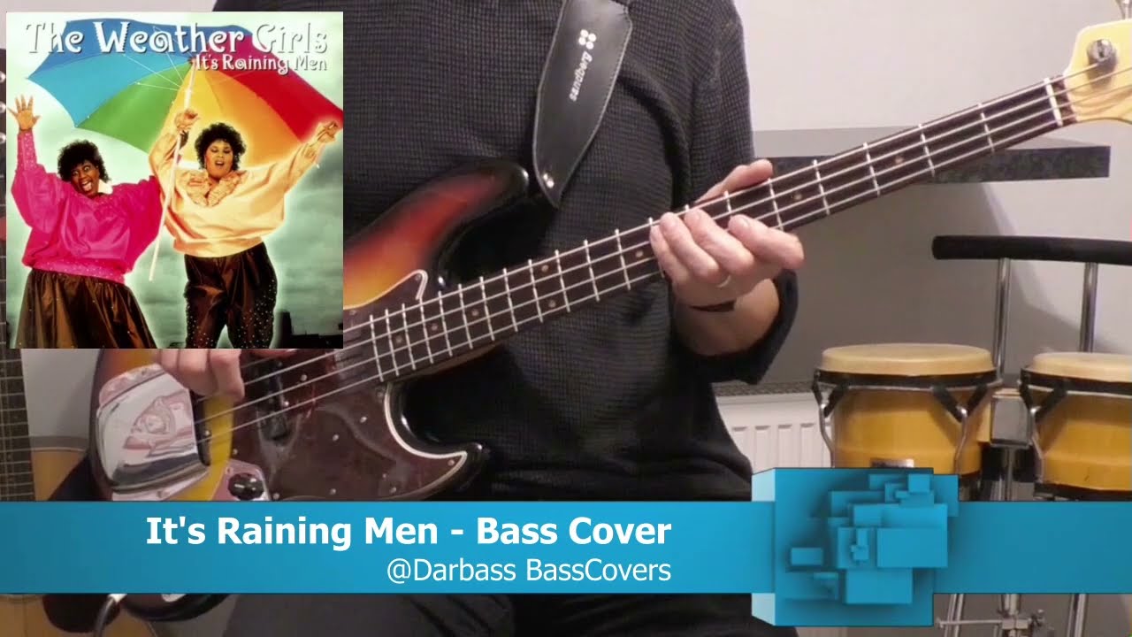 [Weather Girls] It's Raining Men - Bass Cover 🎧 (with bass notes & tabs pdf)