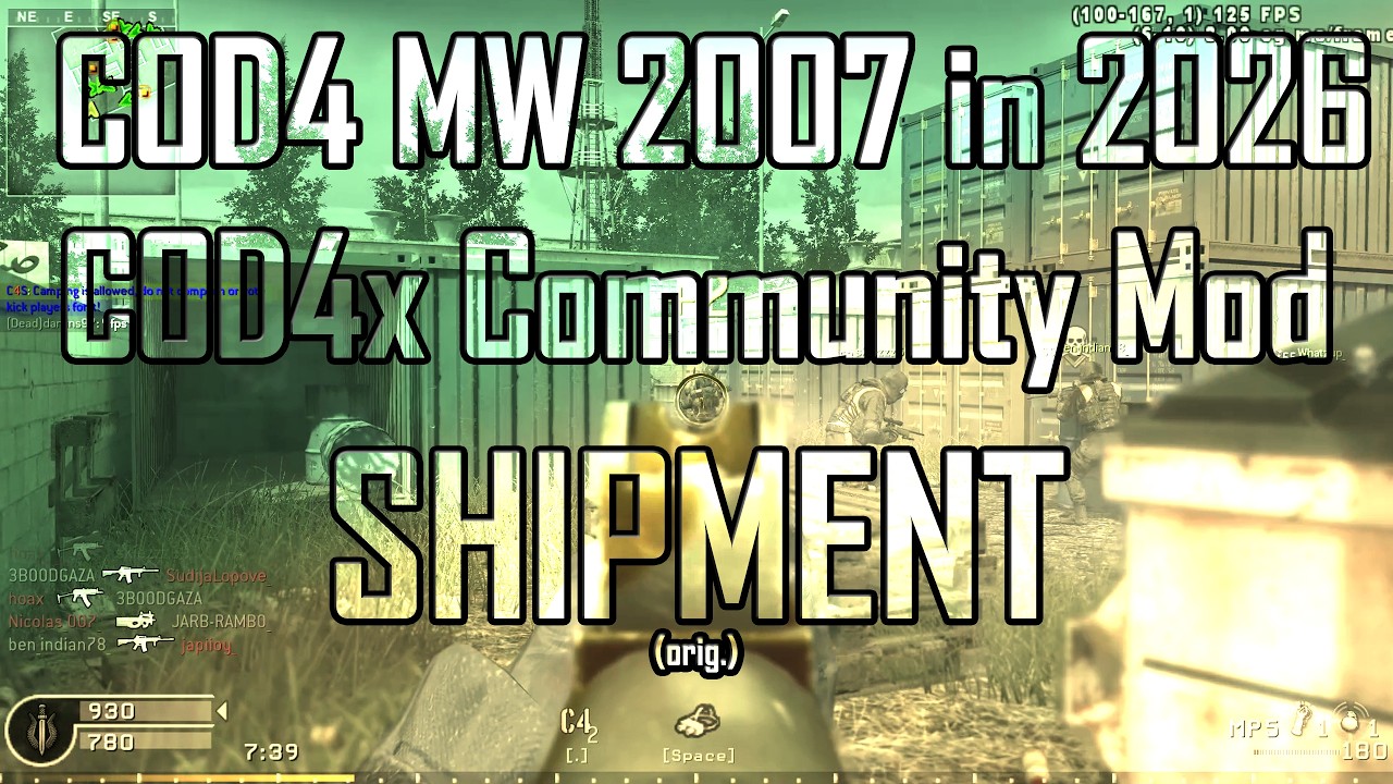 COD4 MW 2007 in 2026 COD4x Community Mod ❤