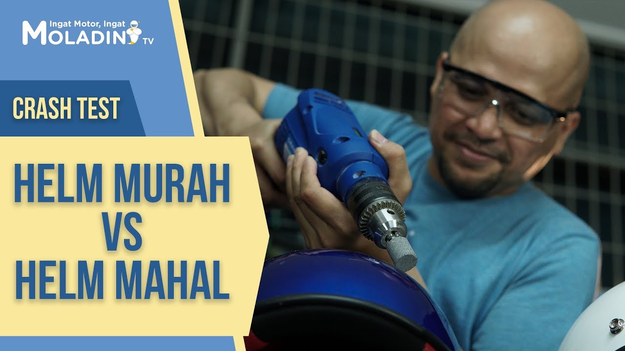 Perbandingan Harga Helm Murah VS Mahal (By Test Crash)