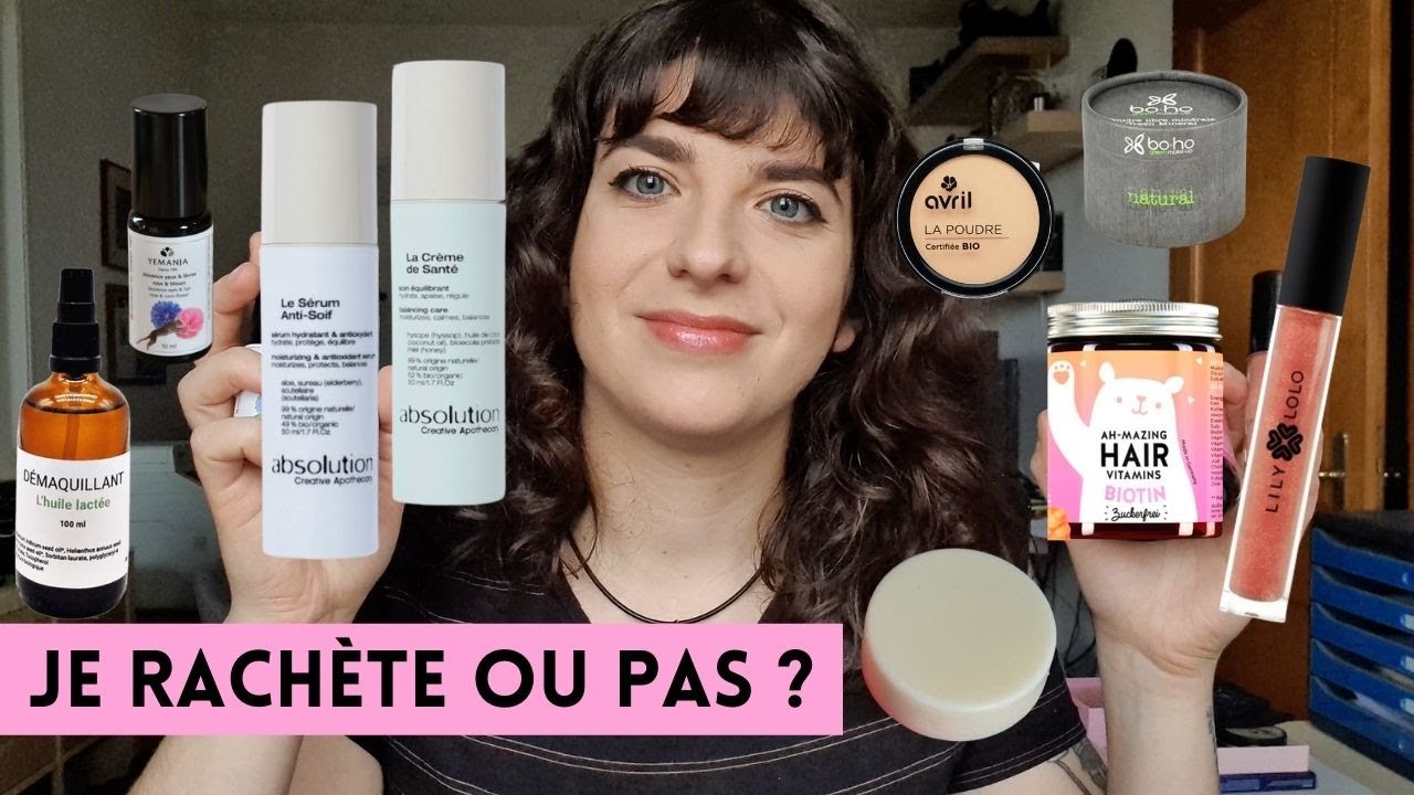 Produits naturels terminés de janvier ! JE RACHÈTE OU PAS ? (Absolution, Lily Lolo, Boho, Superbon)