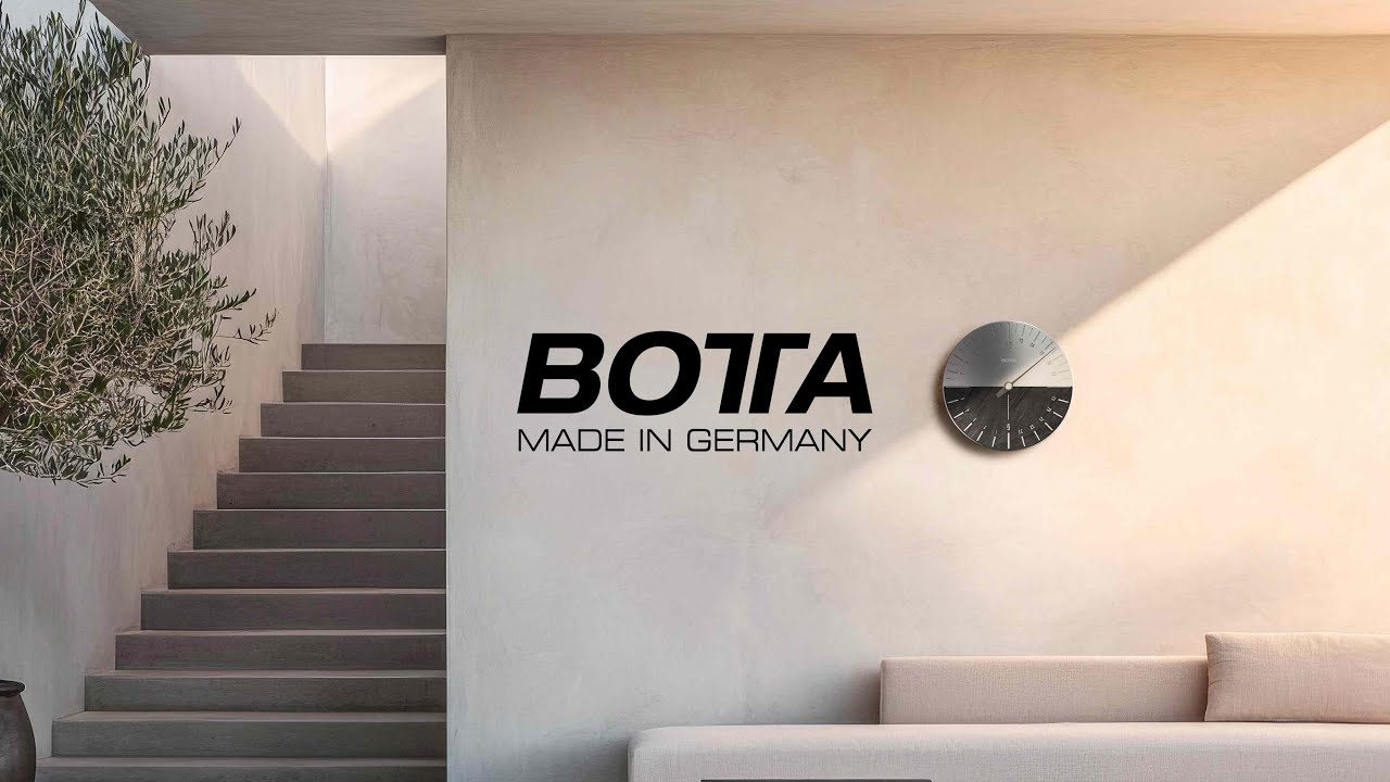 Der ganze Tag auf einen Blick | Alle BOTTA Wanduhren vorgestellt von Klaus Botta