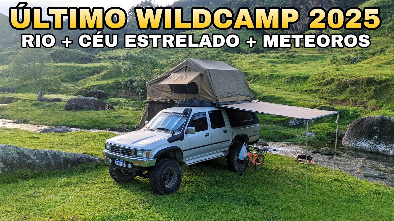 Último WILDCAMPING de 2025! (Rio, Céu Estrelado e Meteoros) ASMR