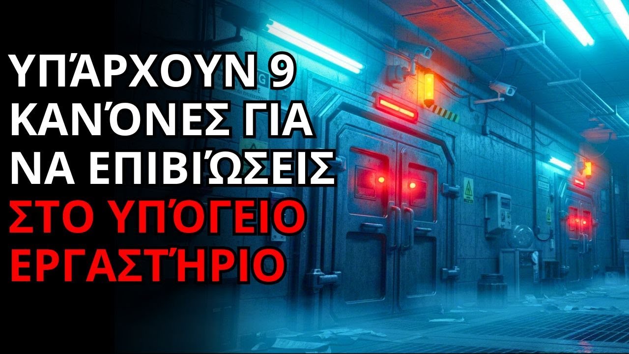 Εργάζομαι σε ένα Υπόγειο Εργαστήριο. Υπάρχουν 9 Κανόνες Που Κρατούν Κάτι Περιορισμένο.