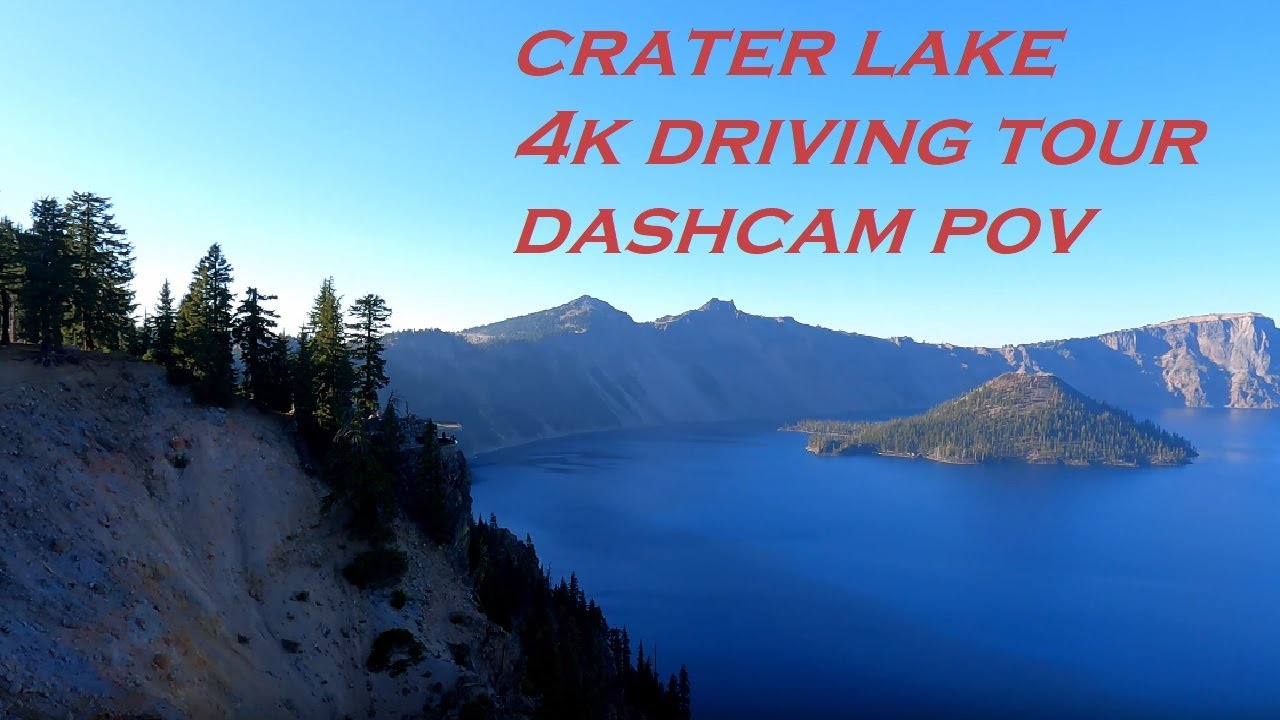 Crater Lake, Oregon | 4k Driving Tour | Dashcam POV