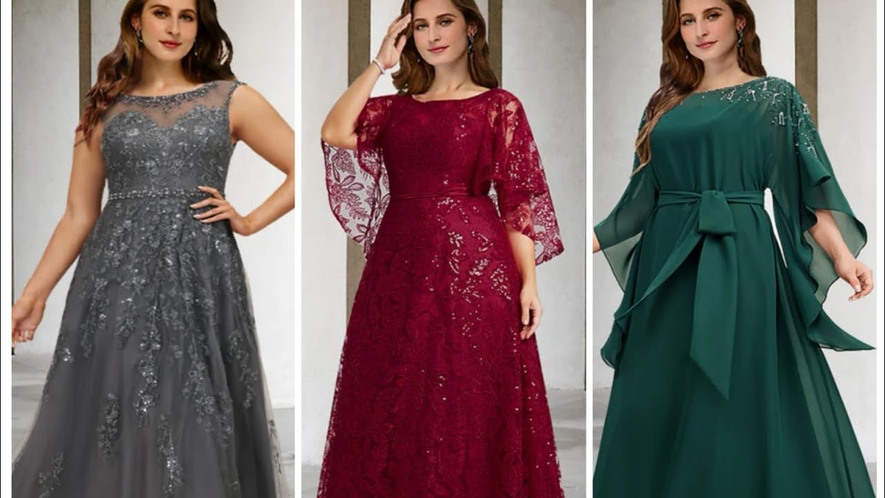 Vestidos para Madre de el Novio, vestidos largos en talla grande