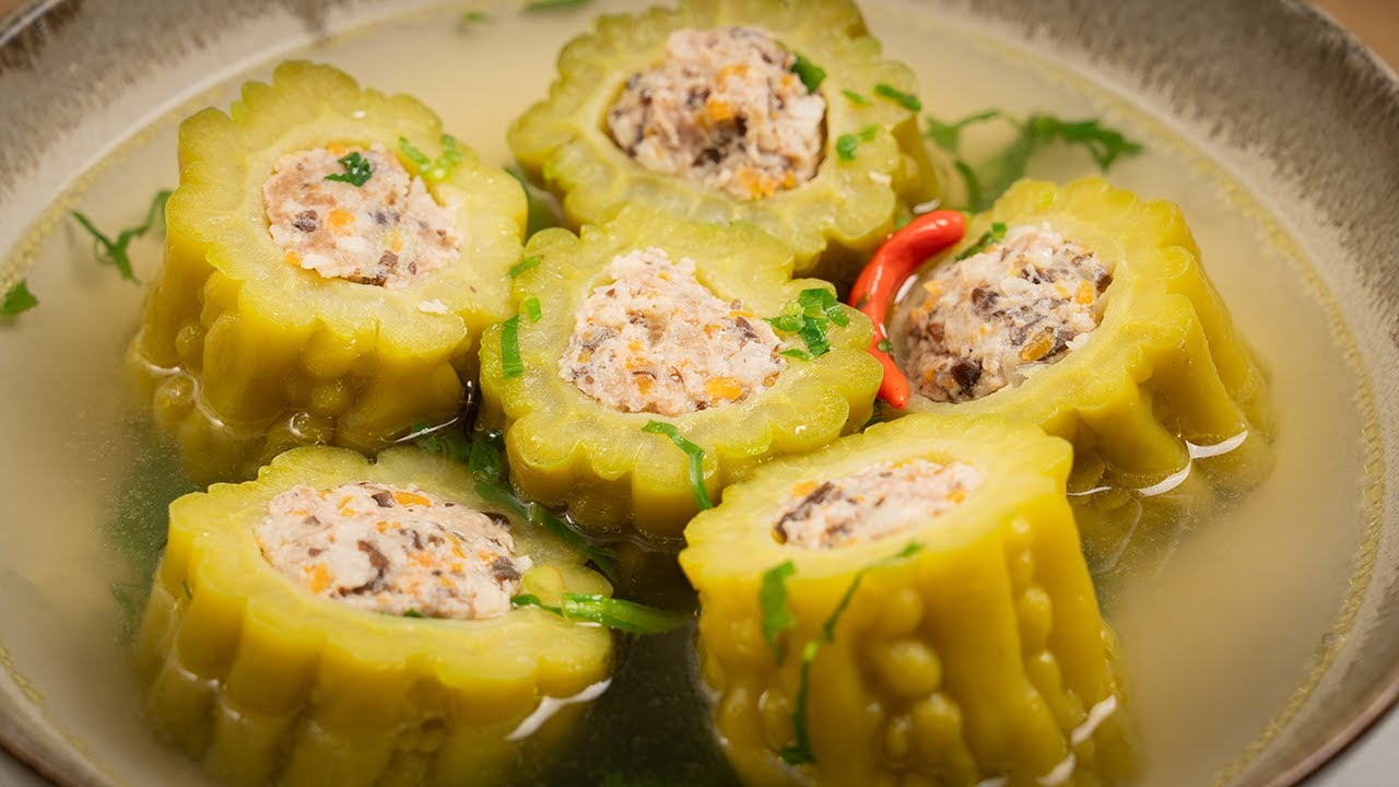 Cách Làm Mướp Đắng Nhồi Thịt Ngon Mềm Giảm Vị Đắng | Cook béo