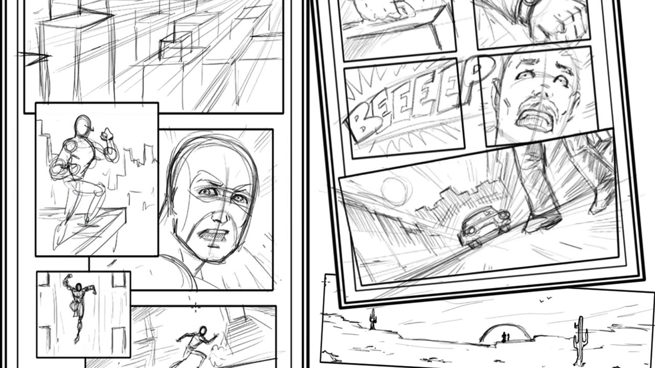 How to Compose Comic Book Pages, with Impact!