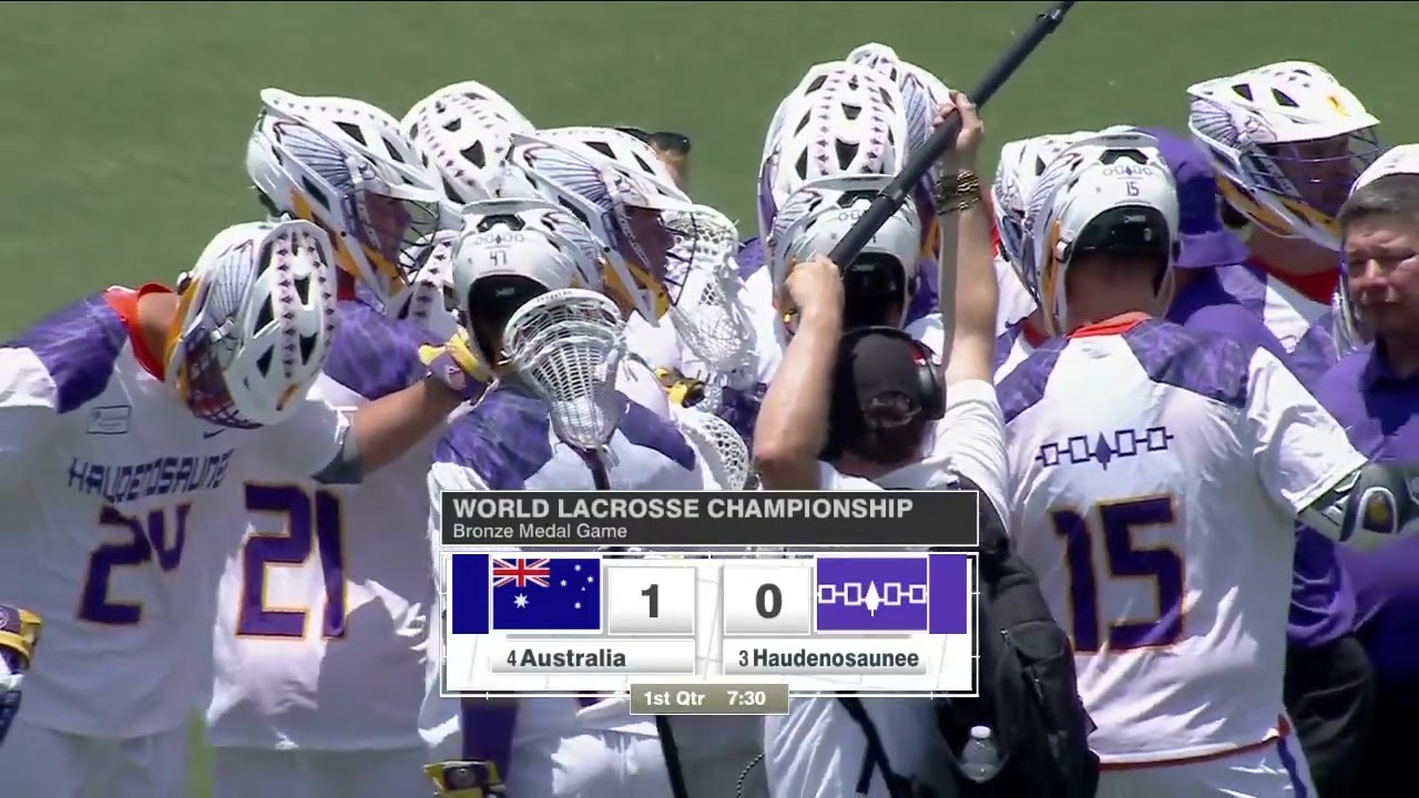 Australia vs Haudenosaunee Men's World Lacrosse Championship 2023 Bronze Medal game