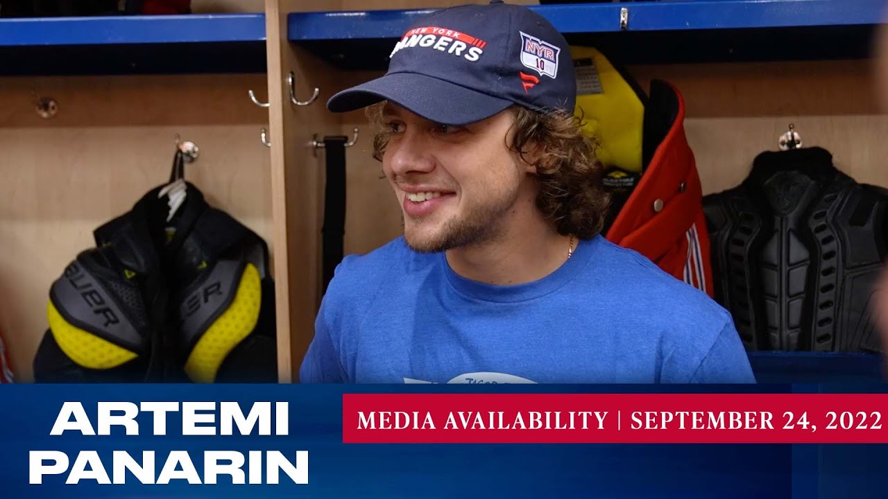 New York Rangers: Artemi Panarin Media Availability | Sept. 24, 2022