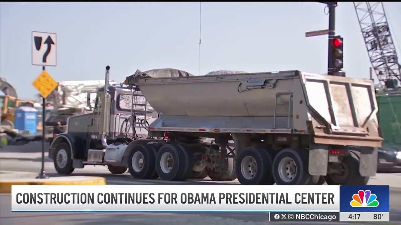 Obama library project continues as art installation revealed