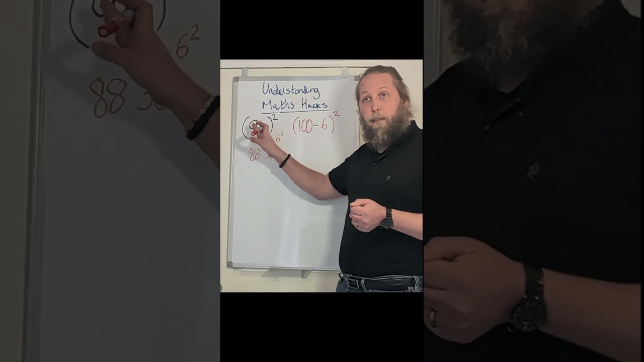 Understanding Maths Hacks: Squaring numbers close to 100.