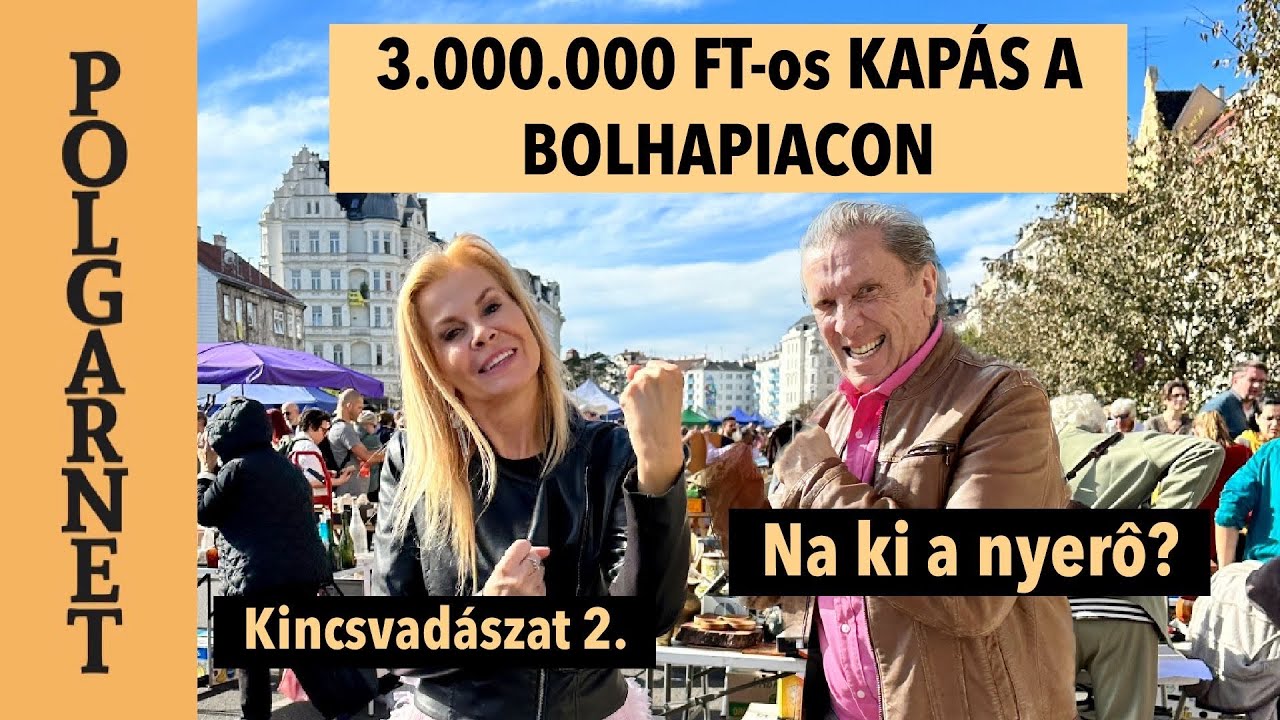 3 MILLIÓ FORINT HASZON A BOLHAPIACRÓL-percek alatt! -  Ki a Kincsvadász Király? -| Polgarnet