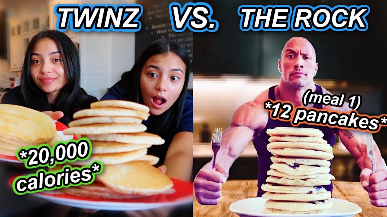We Ate THE ROCK'S Cheat Meals For A Day!