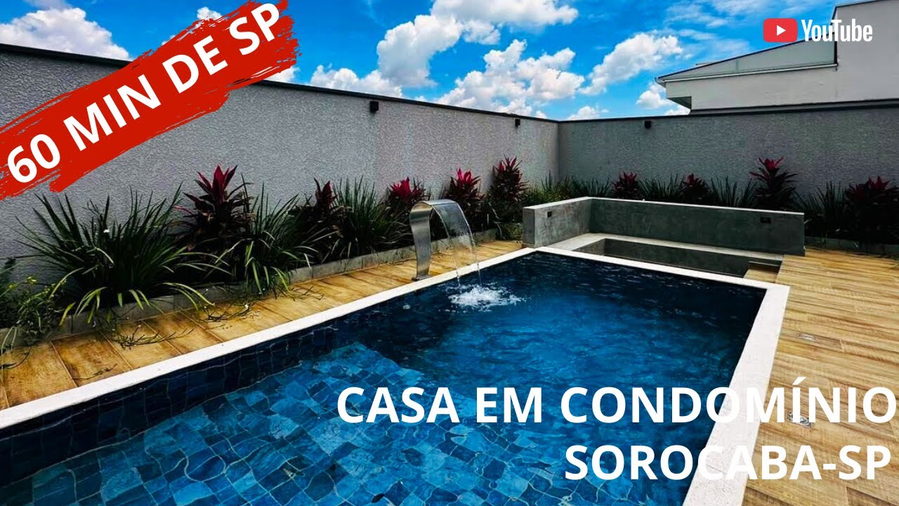 CASA A VENDA EM CONDOMÍNIO | SOROCABA-SP | 50 MIN DE SP