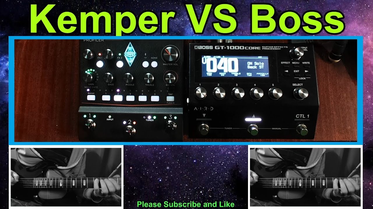 Kemper VS Boss GT-1000 / Custom Tone