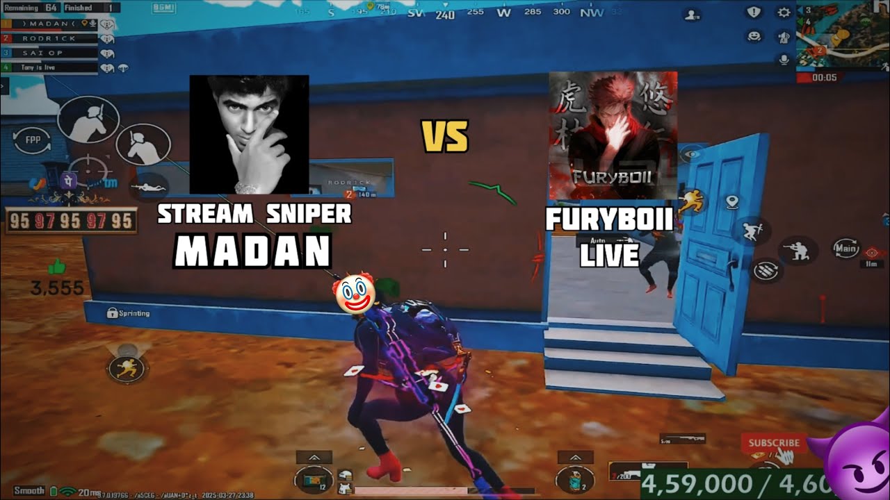 Stream sniper Madan vs furyboii ☠️