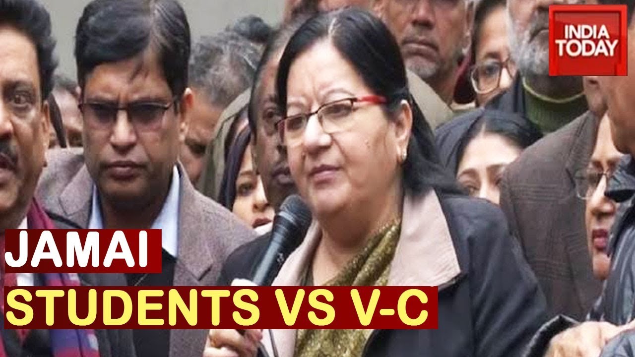 Students Vs Jamia V-C: Jamia Students Protest Outside V-C Office Over Dec15 Violence