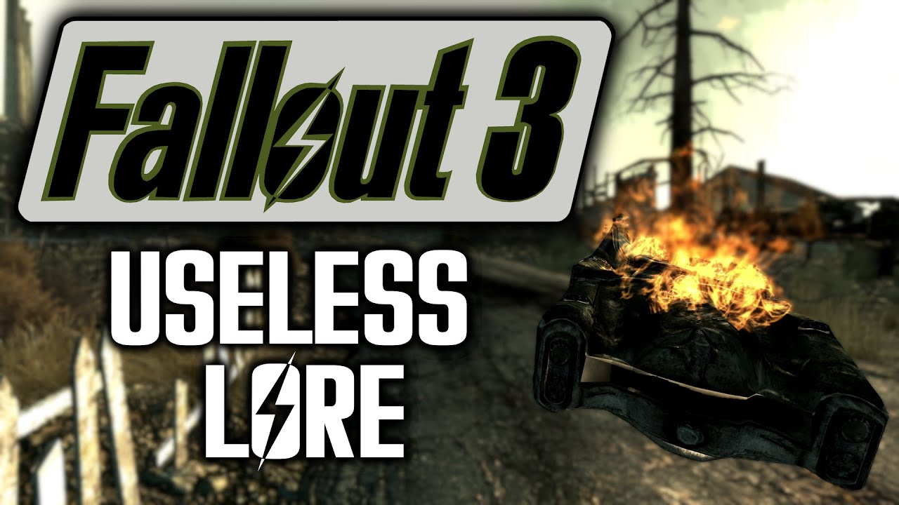 Over One Hour of Useless Fallout 3 Lore