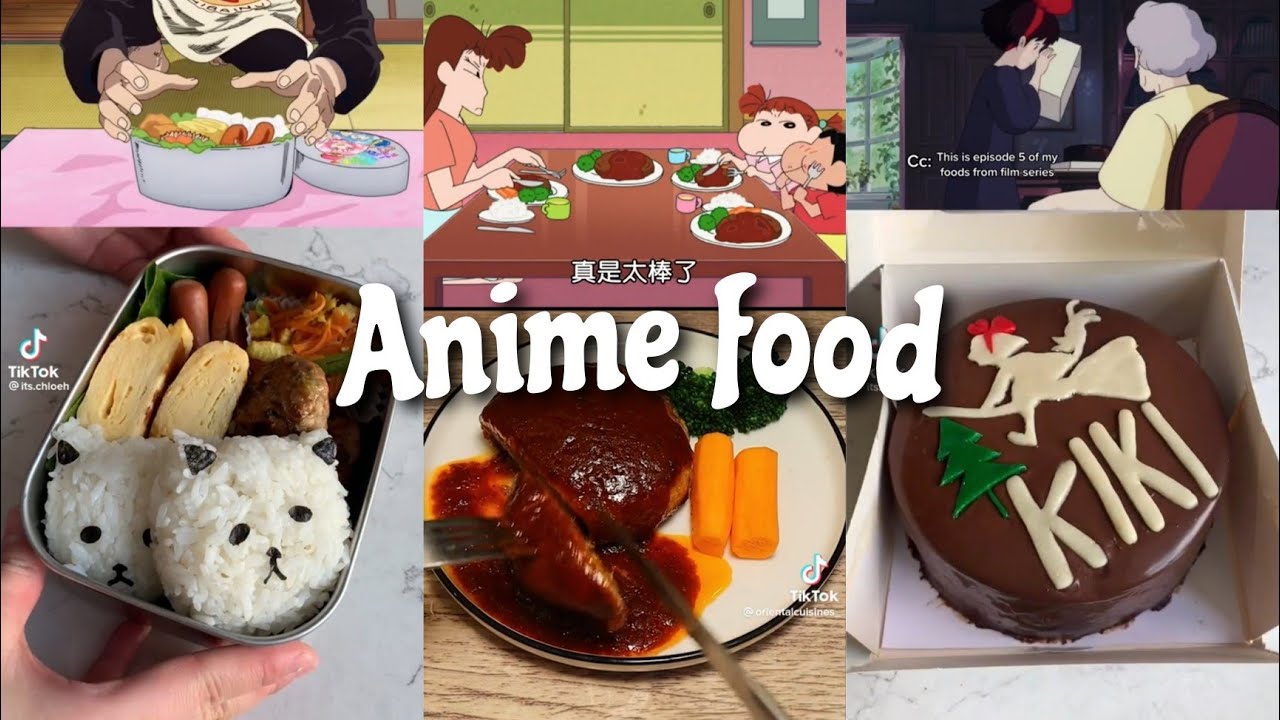 Anime food recipes || compilation