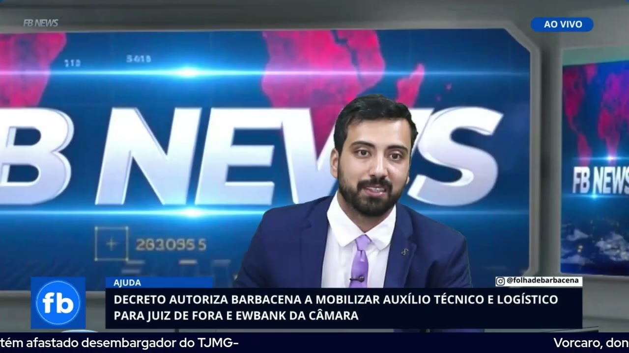 Decreto autoriza Barbacena a mobilizar auxílio Técnico e Logístico para Juiz de Fora e Ewbank da Câm