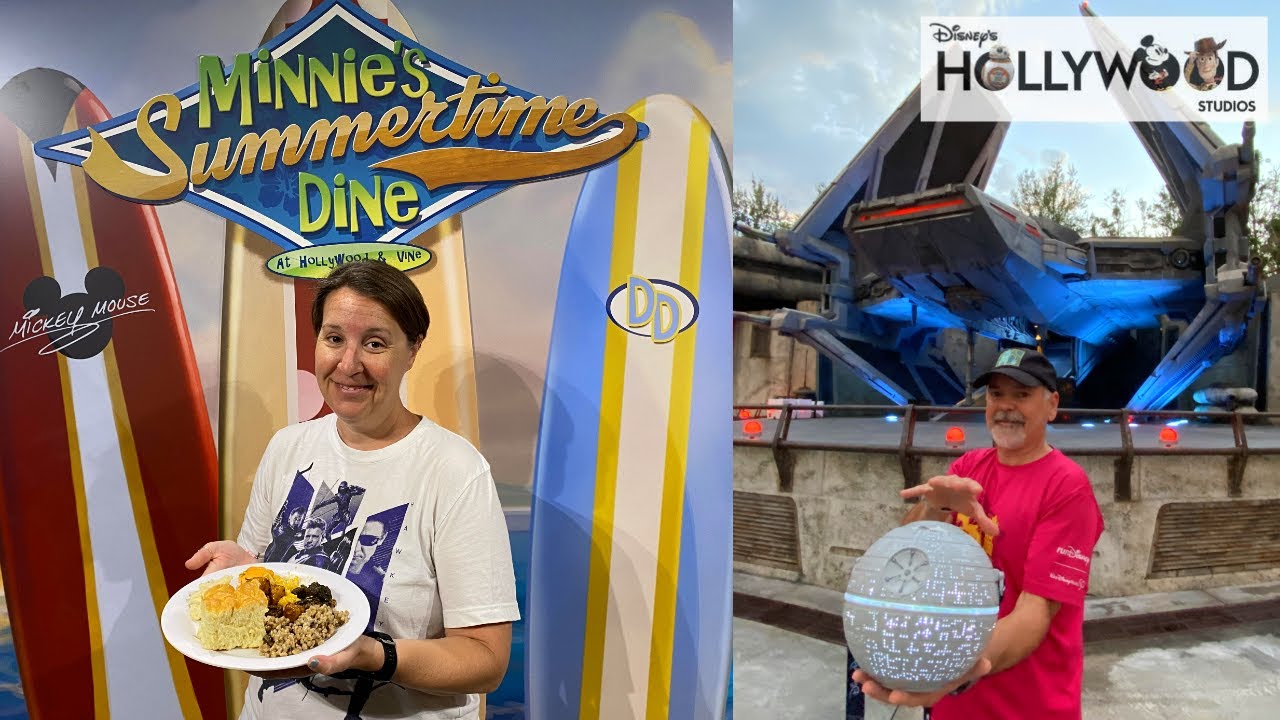 Minnie's Summertime Dine at Hollywood & Vine!! | Death Star Popcorn Bucket!! |  Hollywood Studios!