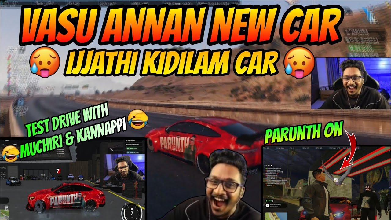 Vasu annan new car gift കിട്ടിയപ്പോൾ 🥵🔥 Test drive with muchiri & kannapi 😂 full comedy 🤣 
