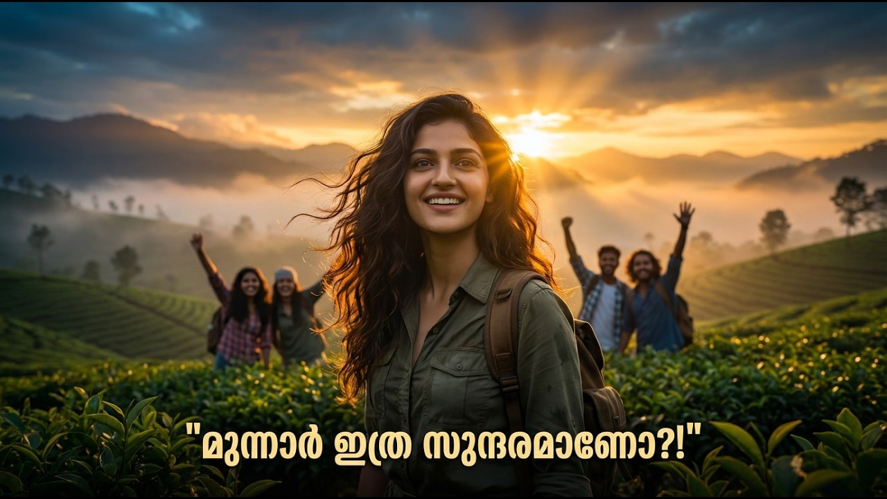 MUNNAR TRIP SONG 🌄✨ | മുന്നാർ പിക്ക്നിക് | Malayalam Cinematic Travel Music Video#MunnarTrip