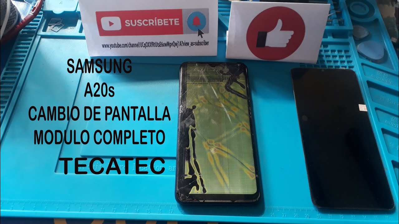SAMSUNG A20S cambio de pantalla