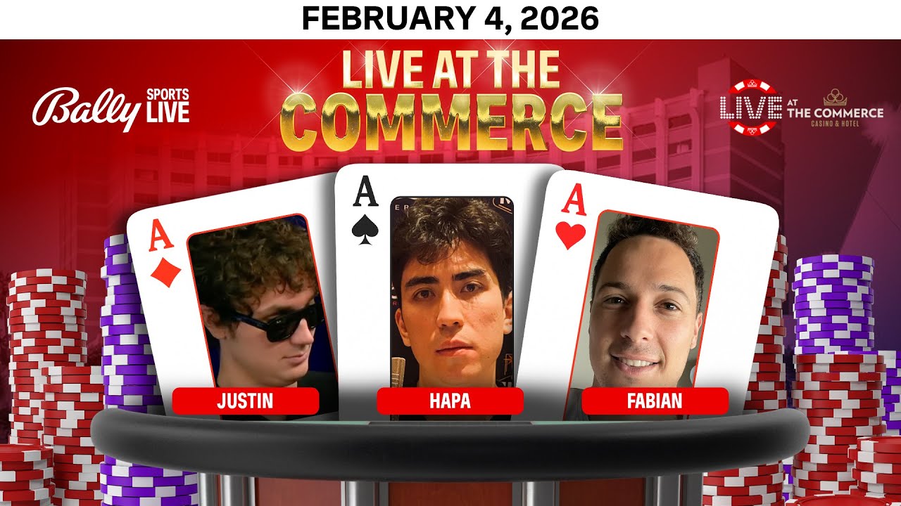 JUSTIN/HAPA/FABIAN play HIGH STAKES $25/$50/$100 NLH- Live at the Commerce