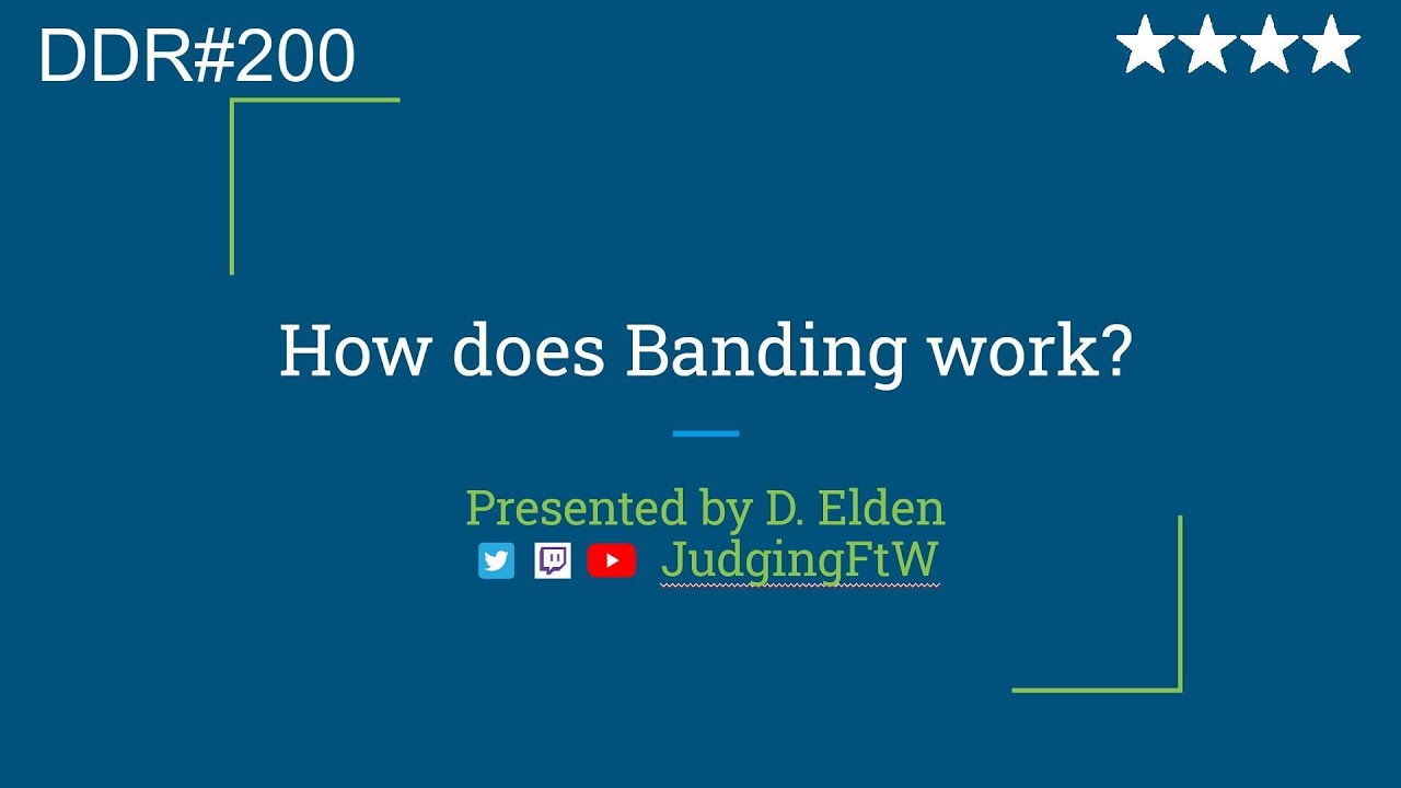 DDR#200 - How does Banding Work?