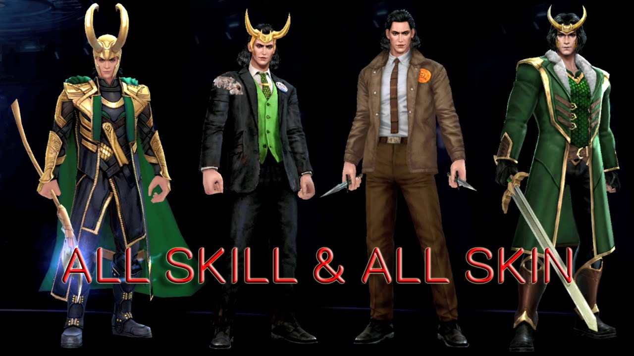 Marvel Future Fight | All skin & skill | LOKI  2022