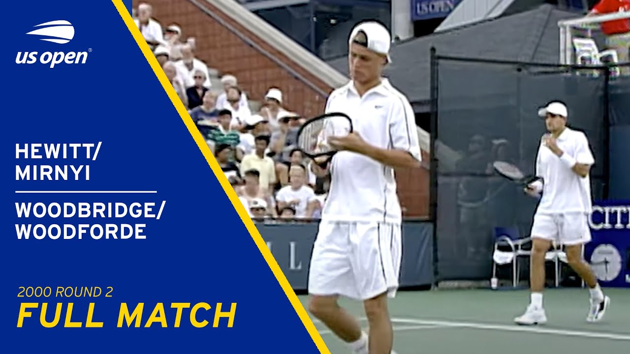 Hewitt/Mirnyi vs Woodbridge/Woodforde Full Match | 2000 US Open Round 2