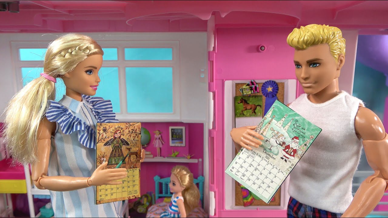 Barbie and Ken at Barbie Dream House Stories: Baby Name and Barbie's Baby