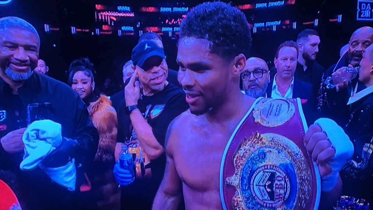 SHAKUR STEVENSON   Schools and humbles TEOFIMO Lopez KELLY beats boogeyman zayes unified