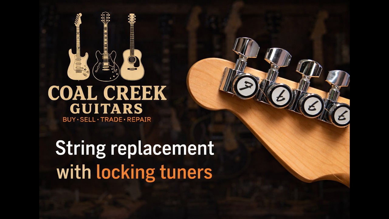 How to Restring a Fender with Locking Tuners (Strat/Tele) – Fast & Easy Method | Coal Creek Guitars