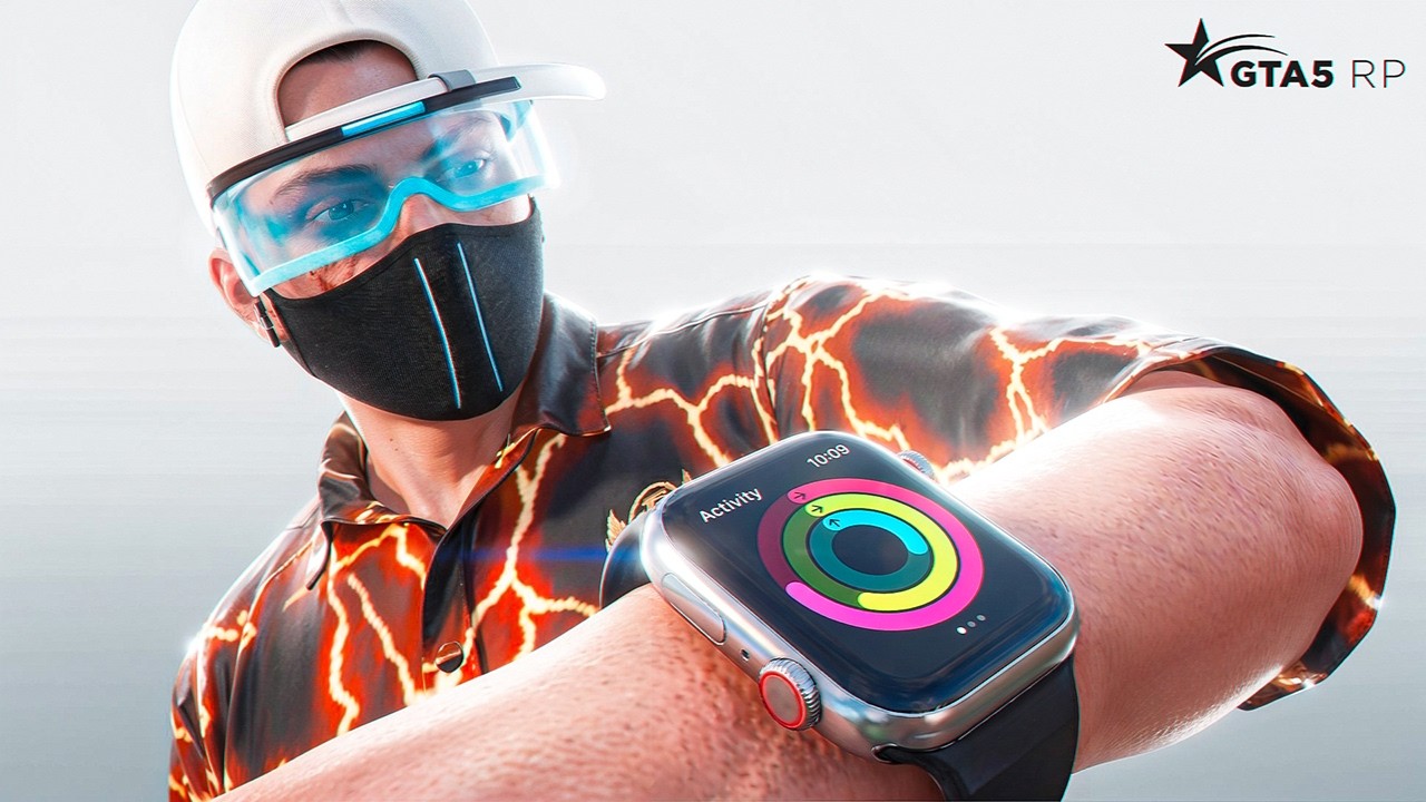ПРОКАЧКА СИЛЫ С APPLE WATCH В GTA 5 RP. Приз за ФИНАЛЬНЫЙ день бонусов в ГТА 5 РП