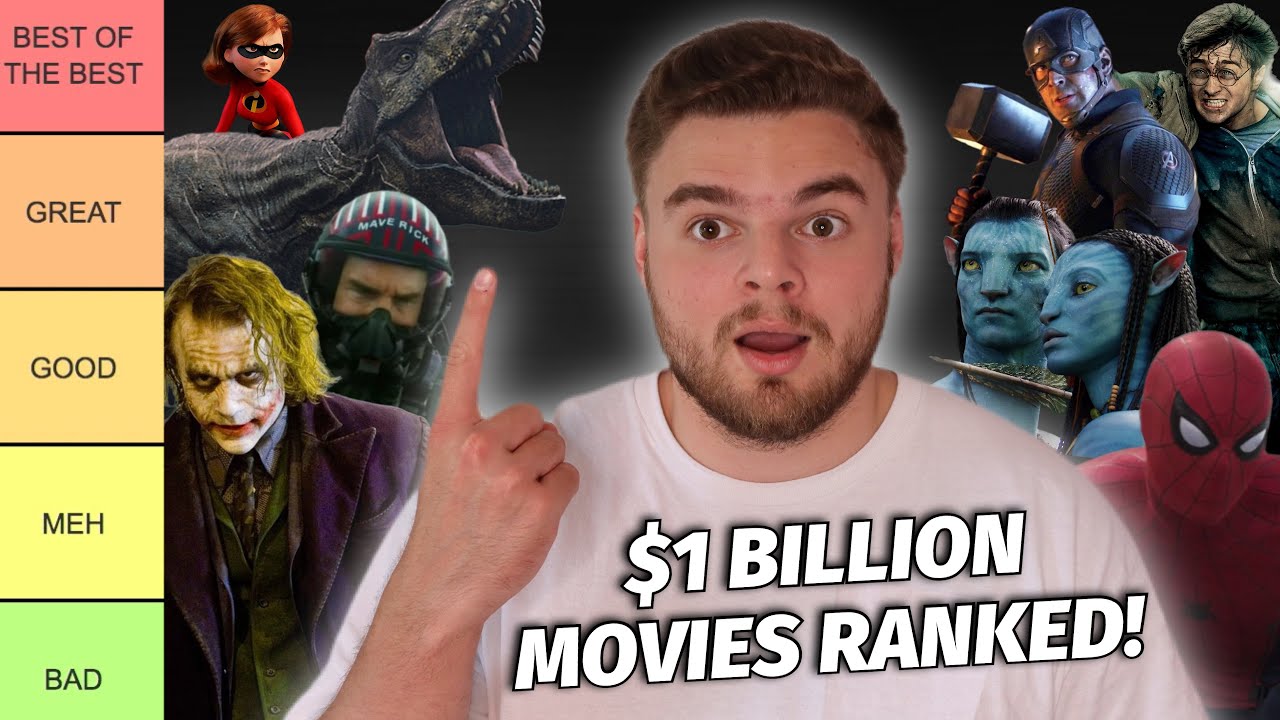 Billion Dollar Club Movies RANKED! (TIER LIST)