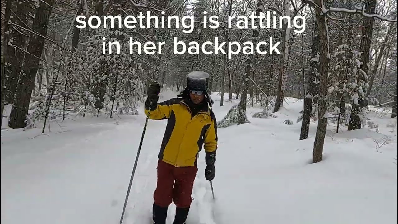 My first week of learning Cross-country skiing experience #crosscountryskiing #beautifulsnow 