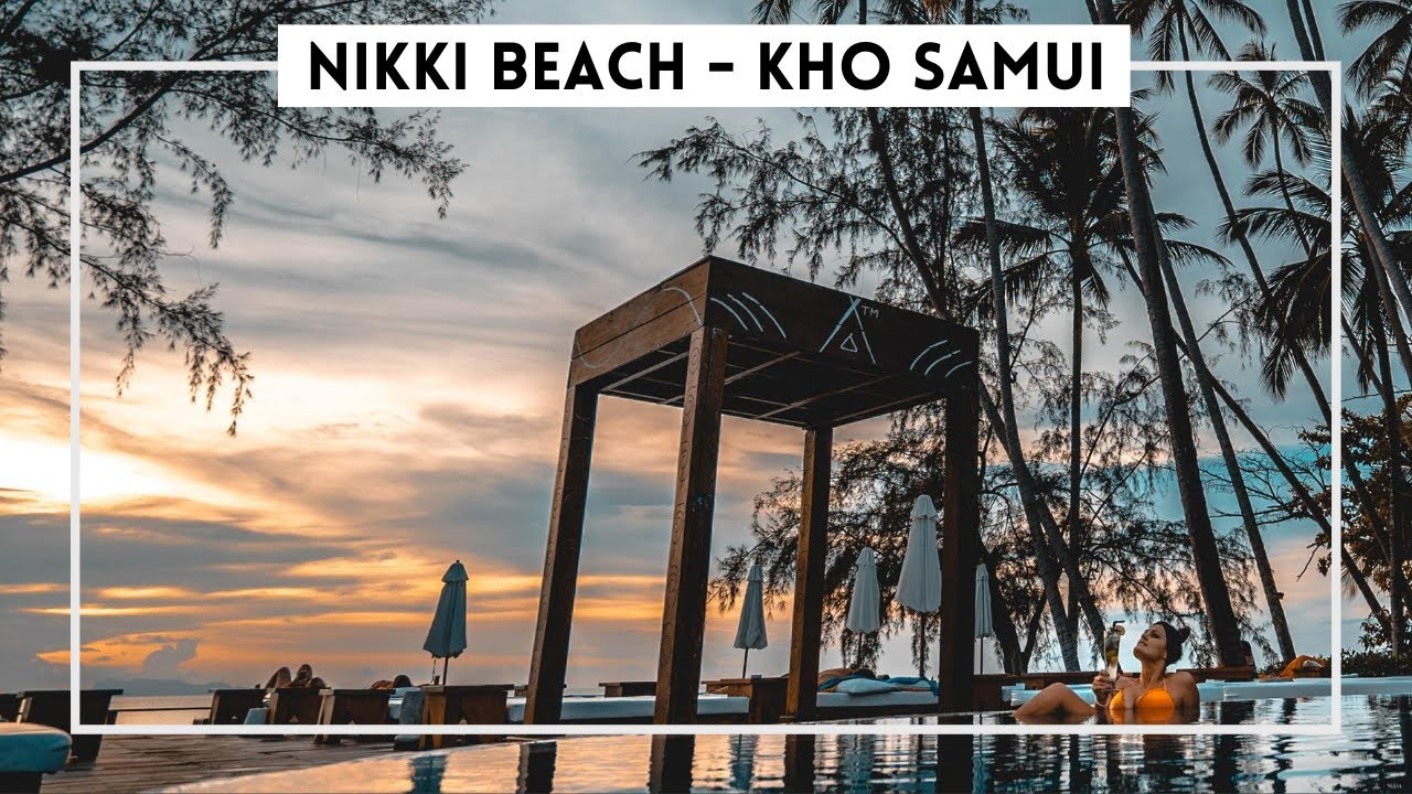 The BIGGEST POOL in Koh Samui - Nikki Beach Resort (Thailand)