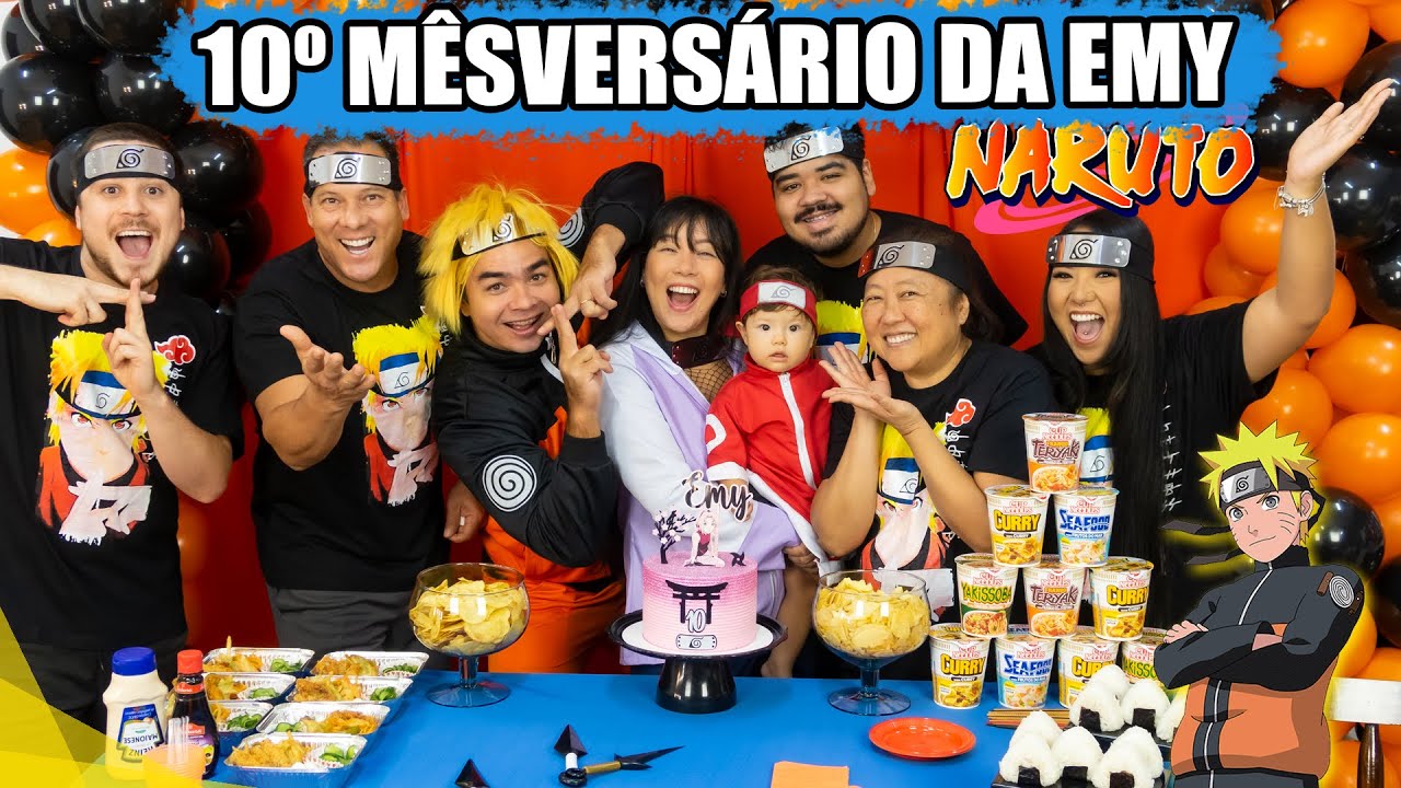 10º MÊSVERSÁRIO DA EMY! NARUTO | Blog das irmãs