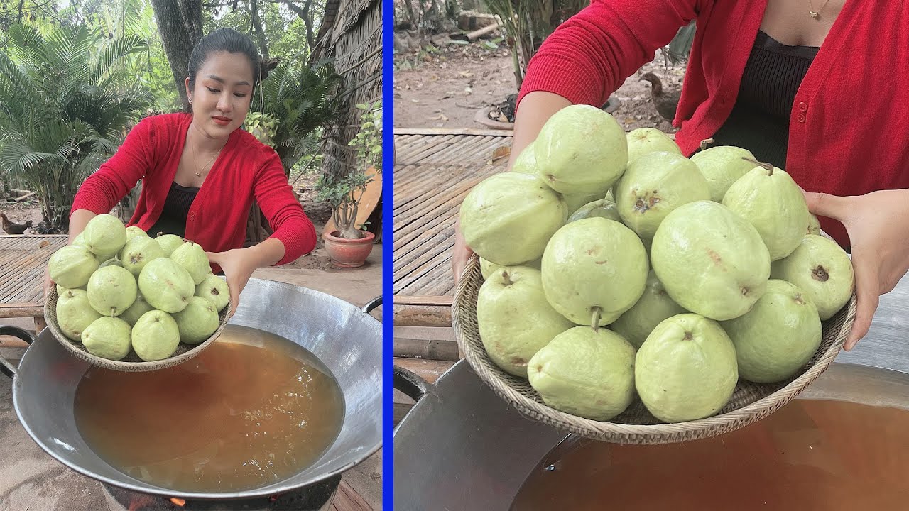 Delicious seedless guava recipe - Cooking with Sreypov